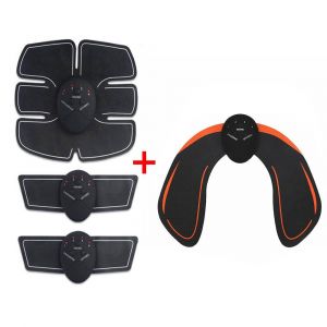 Stimulateur Ems Musculaire Abdominal,Appareil De Stimulation Électrique Amincissant,Masseur Pour Fessiers,Hanches,Gymnastique À Domicile, #C - Neuf