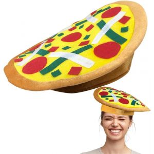 1 Pièce Drôle Pizza Chapeau Drôle De Costume De Halloween Accessoires De Pizza - Neuf