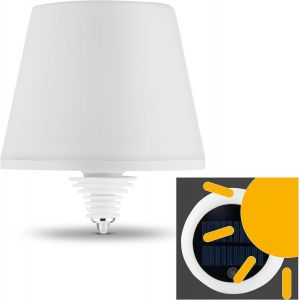 Lamprusco Lampe Solaire En Bouteille Sans Fil 130 Lm 2 W 4000 Mah ¿ Lumière Bouteille À Intensité Variable En Blanc Chaud & Protection Ip54 Contre Les Projections D'eau ¿ Lampe De Table Tactile - Neuf