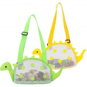 2PCS Sacs de plage en maille Sacs de plage surdimensionn&eacute;s Sacs fourre-tout Sacs &agrave; dos Jouets Jouets Serviettes Jouets de plage Jouets pour enfants March&eacute; &Eacute;picerie Pique-Totes WELLOW + GREEN 18 * 10 * - Neuf