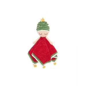Kit Ricorumi Baby Blankies &iquest; Lutin de No&euml;l - Couverture doudou &agrave; crocheter &iquest; &Eacute;dition sp&eacute;ciale F&ecirc;tes. Color : Rouge - Neuf