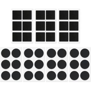 Letnerny-42 Pièces Rustine Velo Autocollante, Kit De Réparation De Pneus De Vélo Auto-Adhésif, Rustines Sans Colle Pour Tubes De Vélo De Forme Ronde, Carrée, Kit Anti Crevaison Velo Compatible Tous P - Neuf