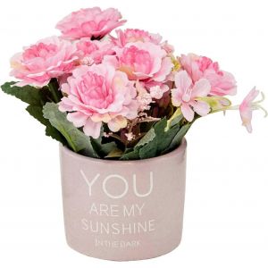 Lavande artificielle avec pot de fleurs en céramique,petites décorations en pot,adapté au bureau - Neuf