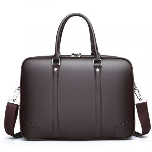 Sac d'affaires en cuir de luxe pour hommes,sac à main Messenger pour ordinateur portable,sac de créateur d'ordinateur,étui à bombes pour hommes,initié à la mode,2023 - Brown - Neuf