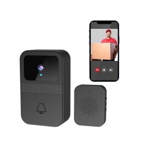 Sonnette vid&eacute;o WiFi avec vision nocturne et fonction dingdong - Neuf
