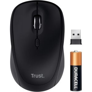 DDA-Yuki Souris sans Fil Silencieuse Bluetooth + 2.4GHz avec Pile pour Gauchers et Droitiers, 75% Plastique Recyclé, Souris Bluetooth Compacte Multi-appareils PC Portable iOS Android Mac - Neuf