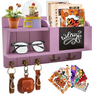Porte-Clés Friends Et Cadre De Porte De Monica - Joli Cadeau Pour Les Amateurs De Marchandises - Violet - Fait À La Main - Décoration Murale Pour Courrier - Neuf