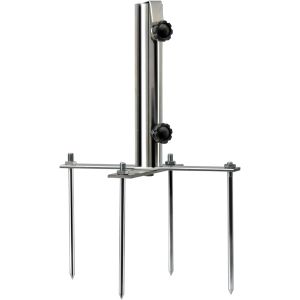 Ulteronixshop-Support De Parasol Avec 4 Poteaux Amovible, R&eacute;glable, Pied De Parasol Pour Parasol Environ 29-41mm, Support De Parasol En M&eacute;tal Galvanis&eacute; Pour Plage, P&ecirc;che, Jardin - Neuf