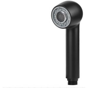 JGD-Pomme de Douche G1/2"", Douchette Douche Salle de Bain avec 2 Modes, Douchette Evier Cuisine avec Mousseur, Douchettes de Remplacement Mitigeur Cuisine, pour Vaisselle Salle de Bain Lavabo, Noir - Neuf