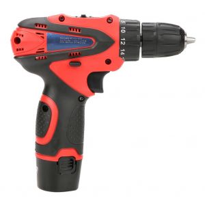 Kit perceuse-visseuse electrique sans fil a batterie lithium rechargeable 12 V (prise britannique 220 V) - Neuf