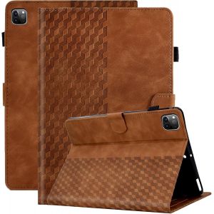 Kal-Coque Pour Ipad Air 5e Génération 2022 / Ipad Air 4 2020 10.9 Pouces, Ipad Pro 11 (4e/3e/2e/1e Génération) Housse Cuir Pu Etui De Protection Avec Veille/Réveil Auto- Marron - Neuf