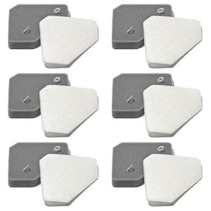 Pack de 6 kits de filtres en mousse et feutre pour requin BU3523 - Neuf