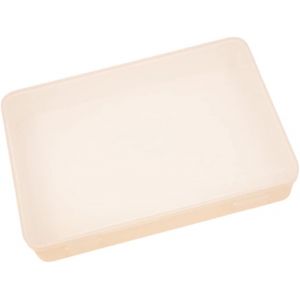 Boîte De Rangement Pour Matériaux De Scrapbooking Et Travaux Manuels Avec Couvercle Transparent Empilable Avec Boîtes Identiques Dimensions : 26,5 Cm X 17,8 Cm X 4,2 Cm - Blanc - Neuf