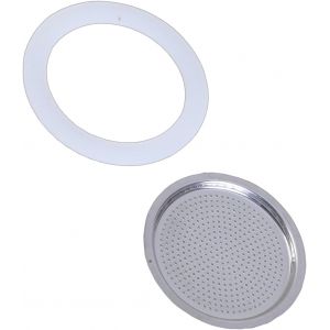 Pi&egrave;ces de rechange pour machine &agrave; caf&eacute;,filtre en acier inoxydable et joint d'&eacute;tanch&eacute;it&eacute; en silicone flexible pour machine &agrave; expresso.[O55] - Neuf