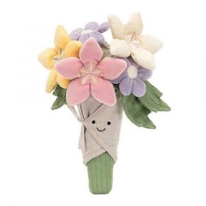 Peluche amusante en forme de bouquet de fleurs, poupée douce et moelleuse, pour femmes et filles, cadeau idéal pour petite amie - Neuf
