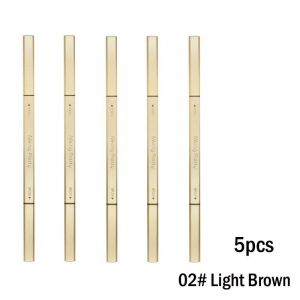 Crayon À Sourcils Double Tête,Longue Durée,Étanche,5 Couleurs,Stylo À Sourcils,Teinte Mascara,Améliore Les Cosmétiques,Beauté,Maquillage Pour Femmes,1/5 Pièces.02-5Pcs. - Neuf