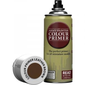 The Army Painter, Colour Primer Leather Brown, 400 Ml Spray Acrylique Marron Cuir - Neuf