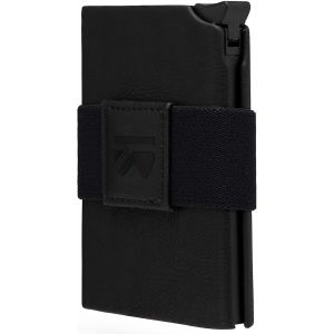 Porte-Carte De Crédit Pour Femme Et Homme | Portefeuille Minimaliste Avec Poches Avant | Portefeuille Fin, Pratique Et Léger | Pour 8 Cartes | Éco-Cuir De Haute Qualité | Couleur Noir Classique - Neuf