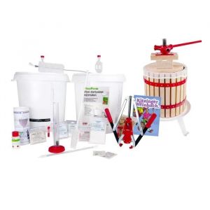 Kit pour faire son vin - ICH-ZAPFE.DE - MAXI - Pressoir &agrave; fruit 12L - Instructions en anglais - Neuf