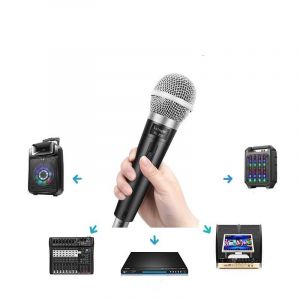 Microphone dynamique professionnel 1 pièce avec câble de 3 m pour DVD, TV, KTV, réflecteur, table de mixage, bus de tournée - Neuf