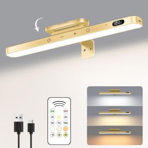 Ulteronixshop-Applique Murale Pour Tableaux, 3w Rechargeable &Eacute;clairage Tableau Led Sans Fil Avec T&eacute;l&eacute;commande, 3 Temp&eacute;ratures De Couleur Et Fonction Minuterie, Dimmable Lampe Murale &Agrave; Pile Pour Photo - Neuf