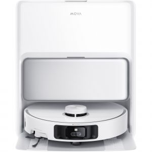 MOVA P50 Pro Ultra Robot Aspirateur  Aspiration 19000 Pa, Nettoyage Bord &agrave; Bord, D&eacute;tection de Salet&eacute;, Serpilli&egrave;re Amovible, Station Auto-nettoyante - Neuf