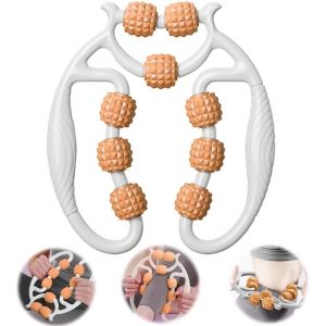 Rouleau De Massage Pour Jambes, Muscles Des Jambes - Rouleau De Massage Des Tissus Profonds Avec 9 Roues - Appareil De Massage Des Muscles Des Jambes - Rouleau De Massage Pour Les Jambes, Les - Neuf