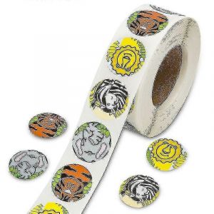 Animaux Dessin Anim&eacute; &Eacute;cole Professeur R&eacute;compense Autocollants-1 - Neuf