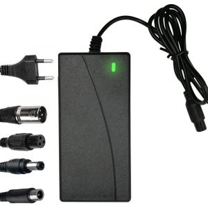 Chargeur Trotinette Electrique, 42v 2a Adaptateur Secteur Alimentation Chargeur, Chargeur Hoverboard, Universel Chargeur De Batterie Rapide Pour Xiaomi, Scooter Électrique, Vélo D'équilibre - Neuf