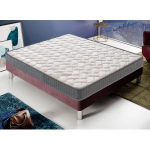 Matelas Mousse 140x190 cm, LOUVRE - Epaisseur 16 Cm - R&eacute;versible - Neuf