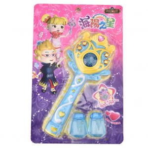 Machine A Bulles Electrique Pour Enfants, Musique Et Lumiere, Pistolet A Bulles Automatique Soufflant Des Bulles (Bleu) - Neuf
