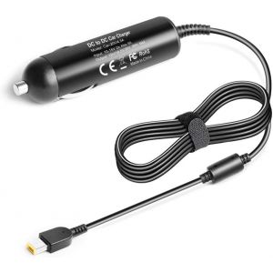 65W 20V Chargeur de Voiture pour Lenovo IdeaPad 300 S210 S215 S500 300-17ISK 500-15ISK 300-14ISK 300-15ISK 300-14IBR 500S-14ISK 300S 300S-14ISK G40 G70 Alimentation pour Ordinateur Portable - Neuf