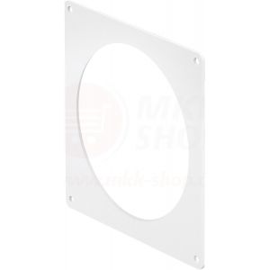Tube d'aération en plastique Tube rond entrée / sortie d'air Réducteur connecteur ø 80 100 110 120 125 150 200 mm Système de ventilation Coude ABS clapet anti-retour Bride PVC, Montageplatte Wandflansch, Ø 125 mm - Neuf