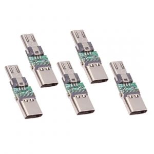 Lot De 5 Adaptateurs Micro Usb Otg Micro Usb Mâle Vers Usb C Femelle[Z1153] - Neuf