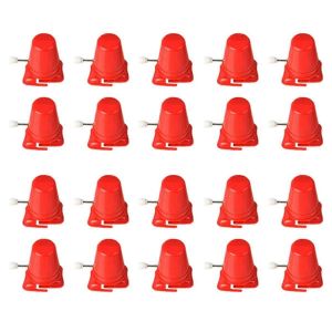 20Pcs Clockwork Legged Robot Wind Up Toy Movement pour Kid Rouge - Neuf