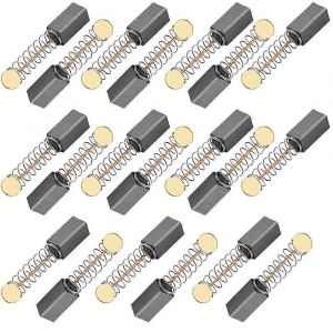 20 Pi&egrave;ces Moteur &Eacute;lectrique Brosse De Carbone Brosses De Charbon Universelles Perceuse Brosse De Carbone 5 * 5 * 11mm Machine &Eacute;lectrique Brosses De Charbon - Neuf