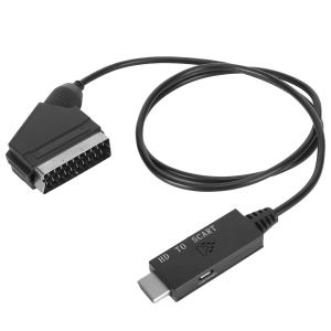 Convertisseur HDMI vers péritel-Adaptateur convertisseur audio vidéo-Prise en charge PAL NTSC pour TV et - Neuf