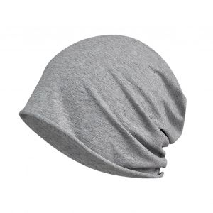 Chapeau Tricoté Pour Hommes, Extensible, Monocouche, Couleur Unie, Protection Des Oreilles, Hip Hop, Chaud, Usage Quotidien, Casquette Empilée Pour L'extérieur, Hiver-Gris Clair - Neuf