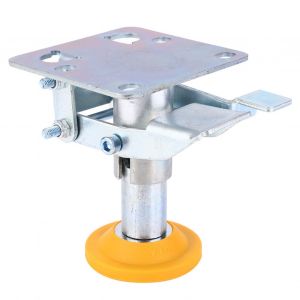 Verrou de frein de chariot en acier au manganese avec coussinet en TPU pour roulettes de 4 a 5 pouces X-75-32-3 - Neuf