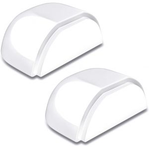Lot de 2 butées de porte transparentes pour protéger facilement les murs et les meubles - Neuf