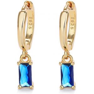 Kal-Boucles D'oreilles Femme Avec Drop Vert, Boucles D'oreilles Doré Femme 14k Boucles D'oreilles Femme Ou Femme Et Homme 2pcs - Neuf