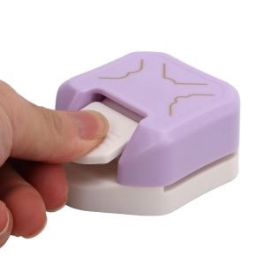 Chenquansarl-Coin De Papier Rond 3 En 1,Perforatrice Scrapbooking, Arrondisseur D'angle,Perforateur De Coin Rond Perforateur De Papier 3 Voies Pour L'artisanat Du Papier, Le Coin Photo, La Fabricatio - Neuf