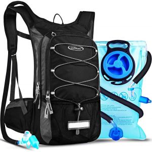Subzonal-15l Sac &Agrave; Dos D'hydratation Avec Vessie D'eau De 3l, Sac Trail Running Pour Femme Homme, Pour Randonn&eacute;e Cyclisme Marathon Vtt, Ajustables &Agrave; Taille Sac &Agrave; Dos D'eau Avec Syst&egrave;me D'hydratation - Neuf