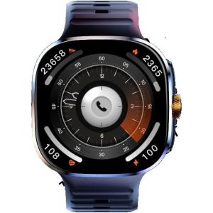 Montre Intelligente M99 Écran Amoled Caméra Hd Rotative 190°Gps 4g 8 Go + 128 Go Batterie 2100 Mah Noir - Neuf