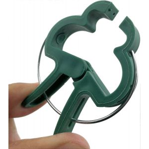 Pinces pour plantes durables,pince de support de jardin,100 pièces pinces pour plantes de jardin avec 30 plantes réglables - Neuf