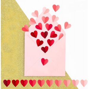 1810 autocollants rouges en forme de c?ur, 10 motifs rouges d&eacute;grad&eacute;s, &eacute;tiquettes d&eacute;coratives auto-adh&eacute;sives Love, &agrave; utiliser pour la Saint-Valentin, les vacances, les cadeaux,le mariage(1.3cm chacun) - Neuf