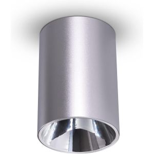 KAL-Spot De Plafond Moderne Led 12W En Saillie Rond 70Mm Blanc Chaud 3000K Cob Downlight 230V Pour Salon Chambre Enfants Bureau Cuisine Chambre, Argent - Neuf