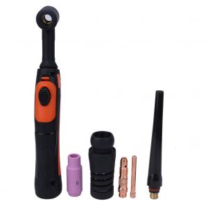 Consommables pour torche de soudage TIG TIG 17, corps de la tete, pince, buse en ceramique, capuchon arriere long TIG-17 - Neuf