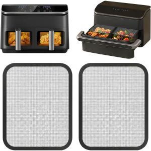NouvelHorizonstore-Protection Anti-&eacute;claboussures en Acier Inoxydable &agrave; Mailles Fines pour Cosori Airfryer 8,5 L/Dual Blaze TwinFry 10 L, Protection anti Eclaboussures Air Fryer, Accessoire de Friteus - Neuf