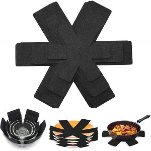 Lot De 12 Protections Noires Pour Casseroles, Poêles Et Plats Profonds, Pour Éviter Les Rayures - Neuf